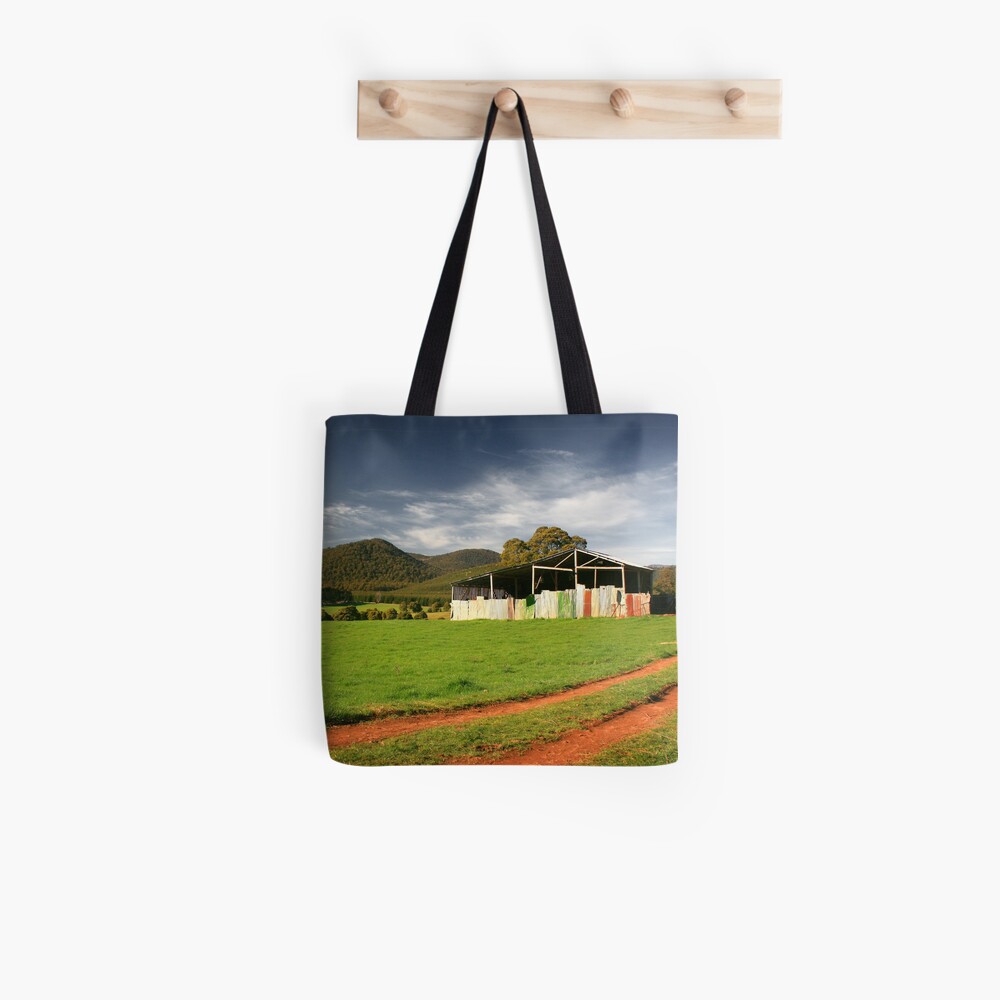 Red Track Tote Bag