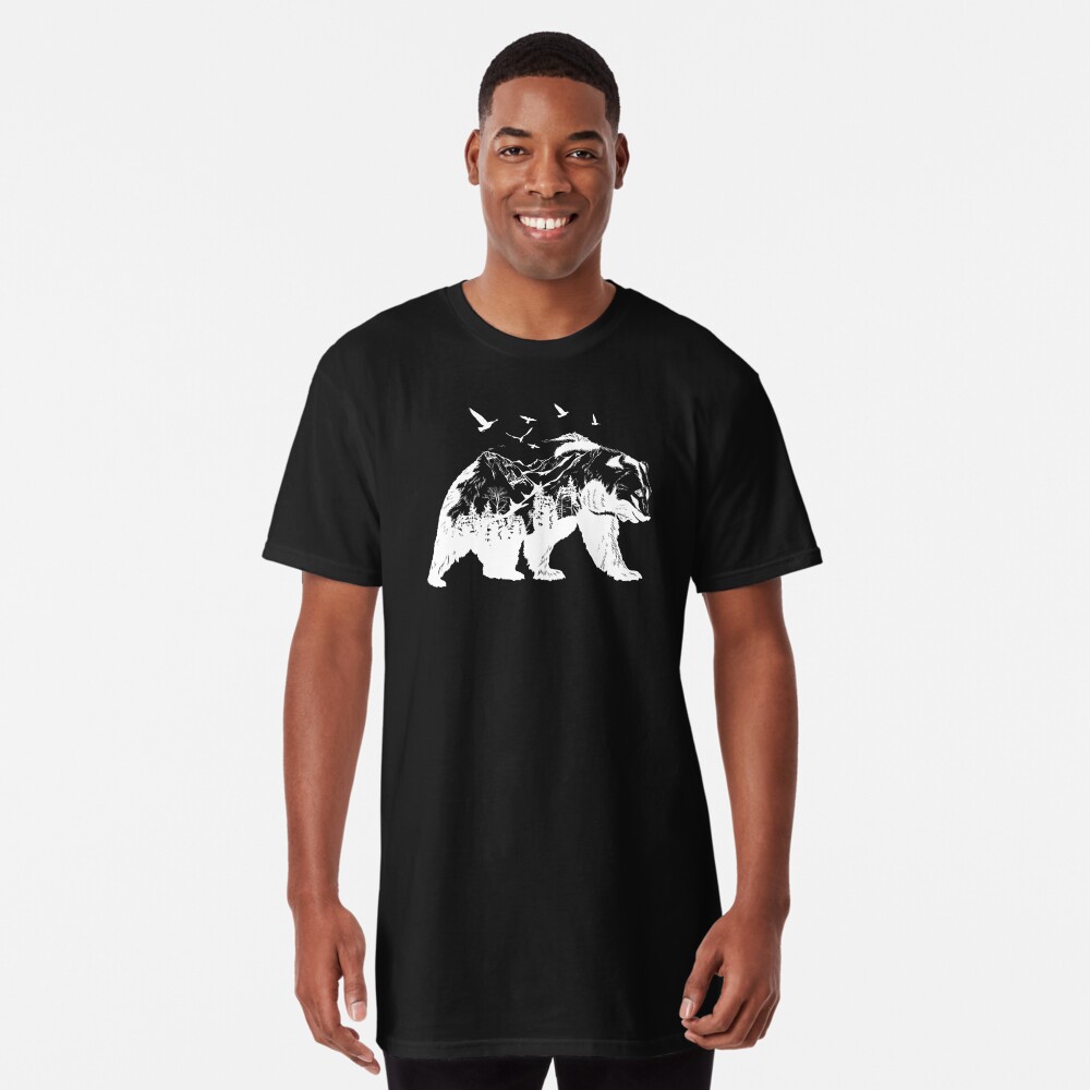 mountain bear t shirt