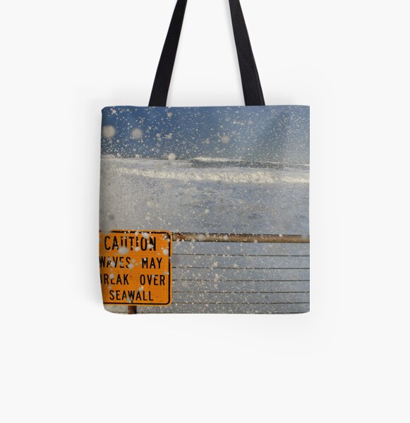 Pacifica Seawall All Over Print Tote Bag