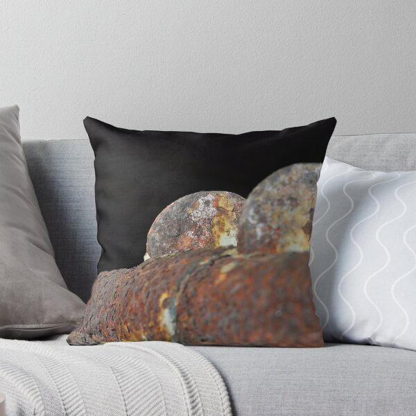 Rusty Pipe Throw Pillow