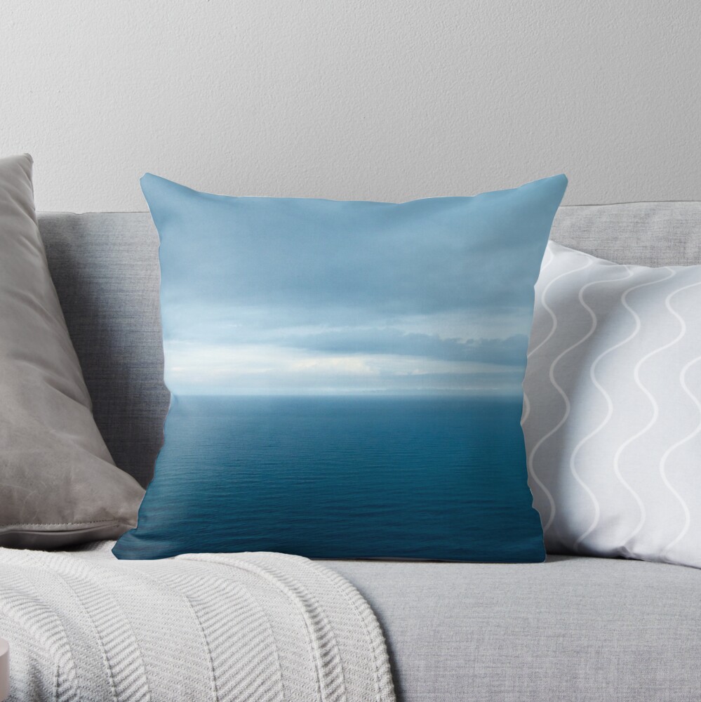 Big Water from Up High Throw Pillow