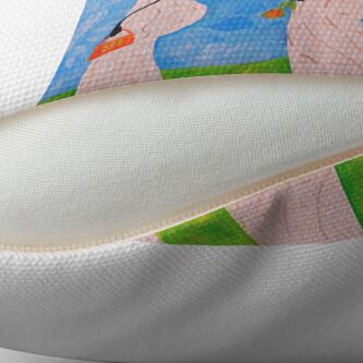 Alternate view of On The Meadow Throw Pillow