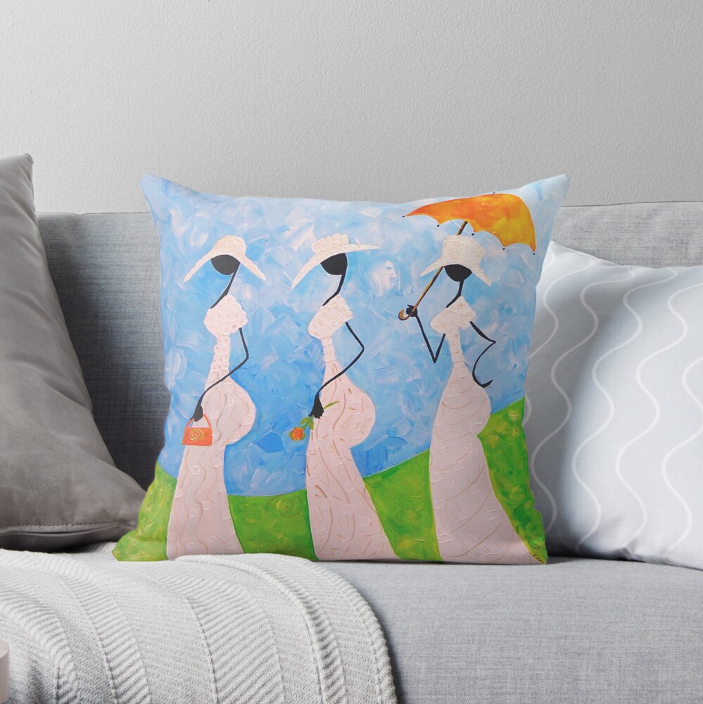 On The Meadow Throw Pillow