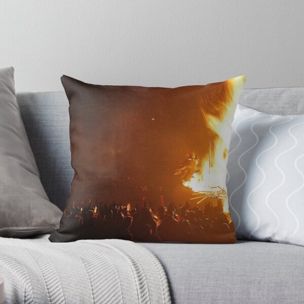 path to valhalla Throw Pillow
