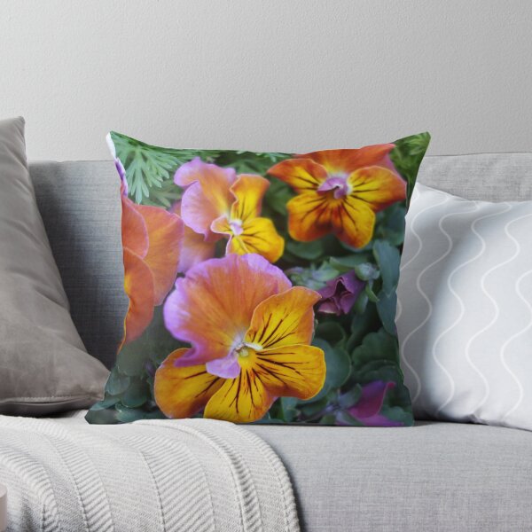 PANSY Throw Pillow