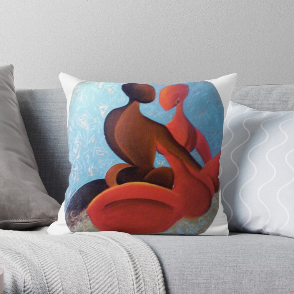 Flesh Of My Flesh Throw Pillow