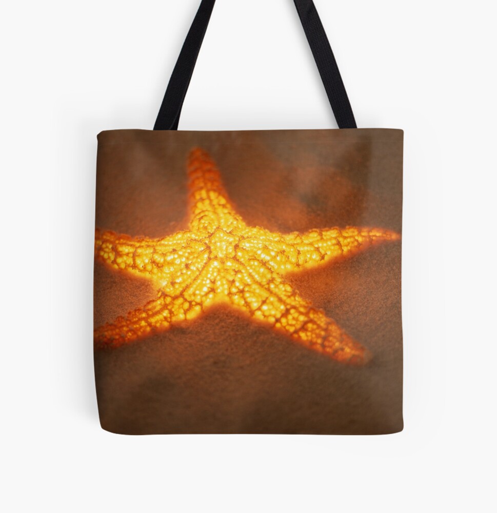 Star Shaped Tote Bag - Salmon