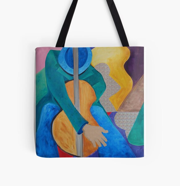 My Uncle's Jazz All Over Print Tote Bag