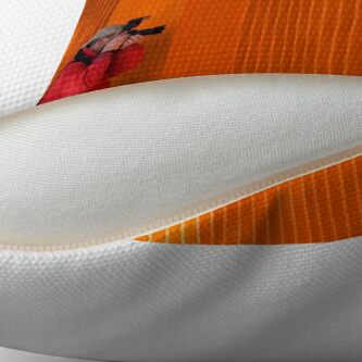 Alternate view of In Search of Orange Throw Pillow
