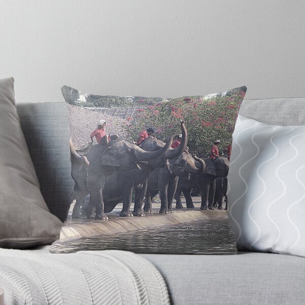 Item preview, Thai Elephants Entertain. designed and sold by Bev Pascoe.