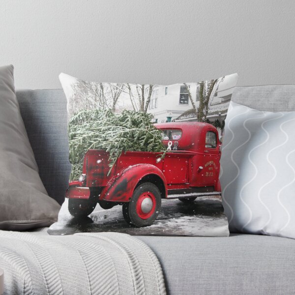 Chevy Pickup Truck Throw Pillow