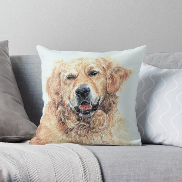 Retriever Throw Pillow