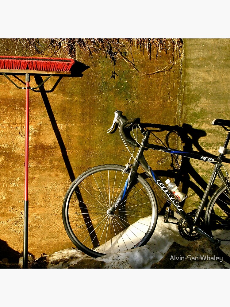 Broom & Bike On Ice by alvinsan9