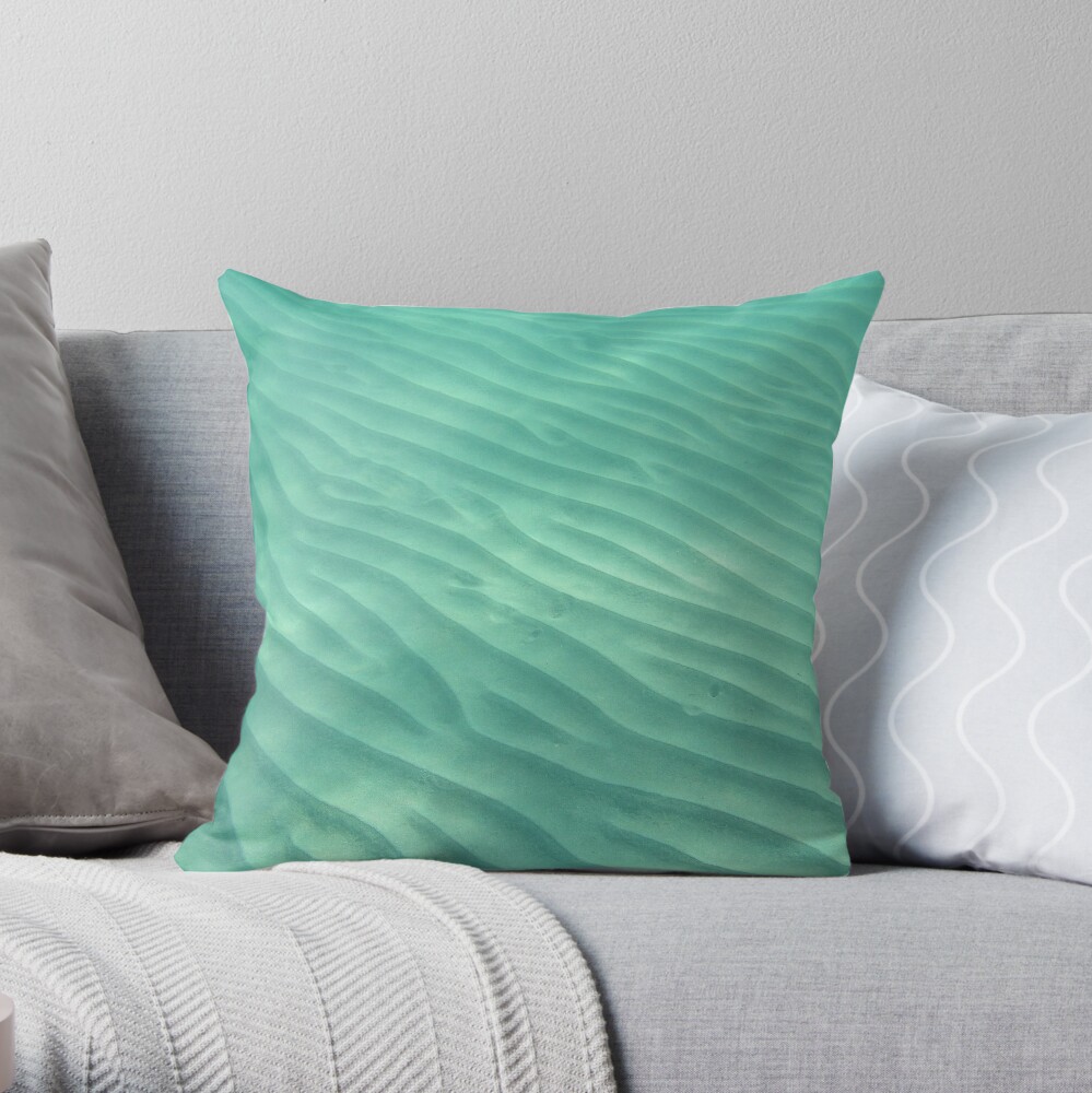 Ocean Dunes Throw Pillow