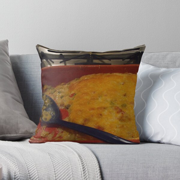 KING RANCH CHICKEN ( recipe posted ) Throw Pillow