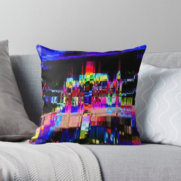 Big City bright lights Throw Pillow