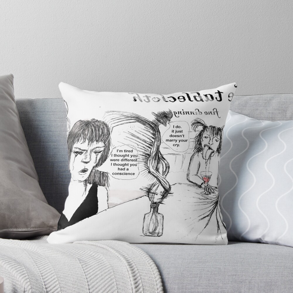 Item preview, Throw Pillow designed and sold by InitiallyNO.