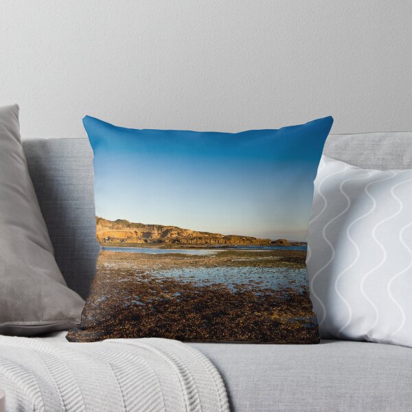 Pearse's beach at dusk Throw Pillow