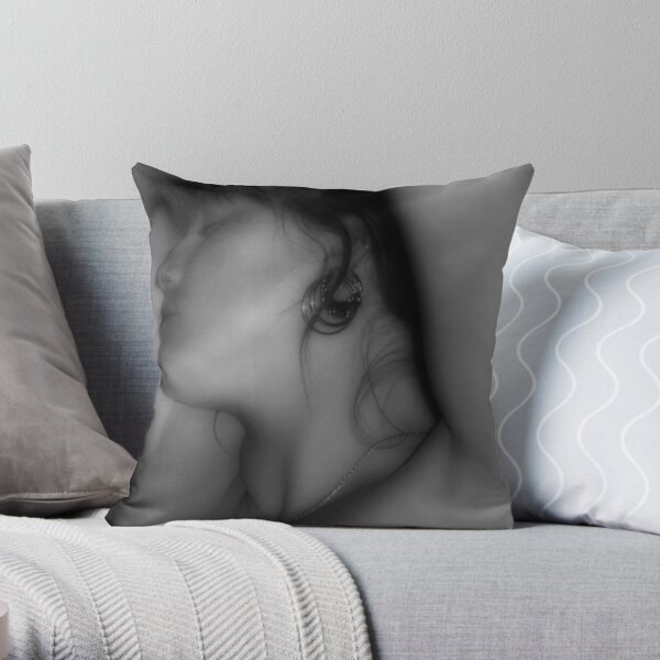 self portrait revisited Throw Pillow