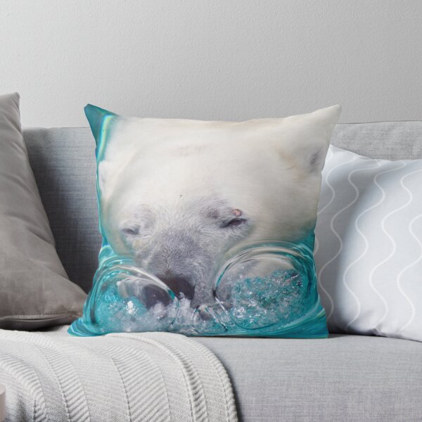 Bubbles Throw Pillow