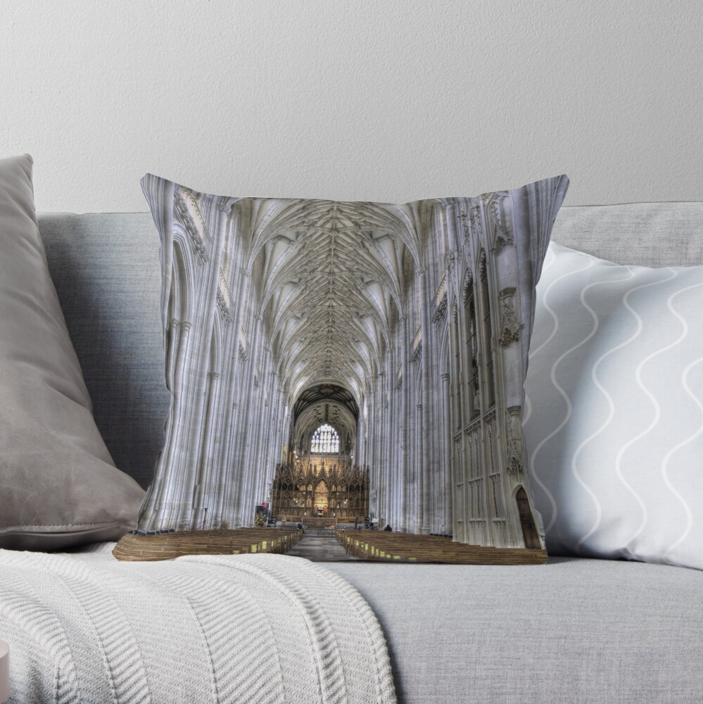 Winchester Cathedral Throw Pillow