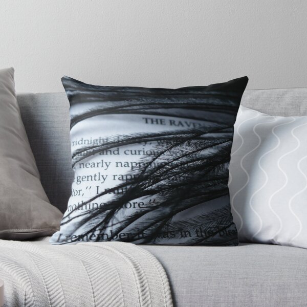 Nevermore Throw Pillow