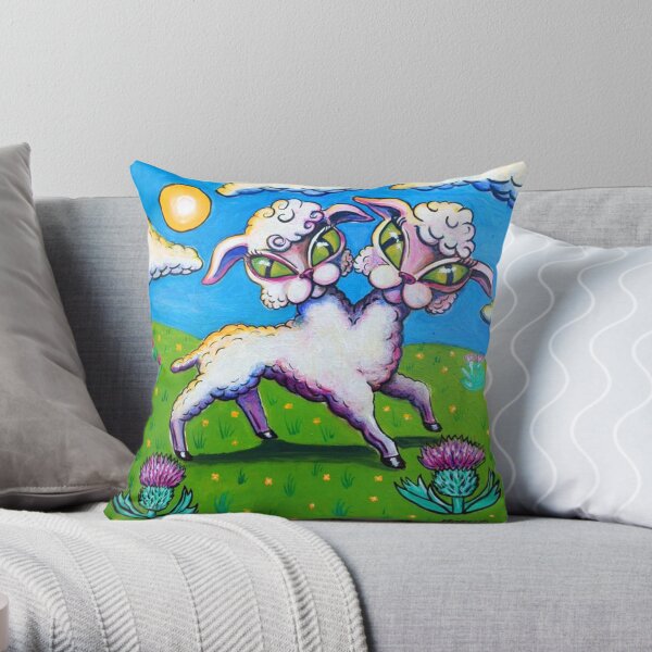 Springy Throw Pillow