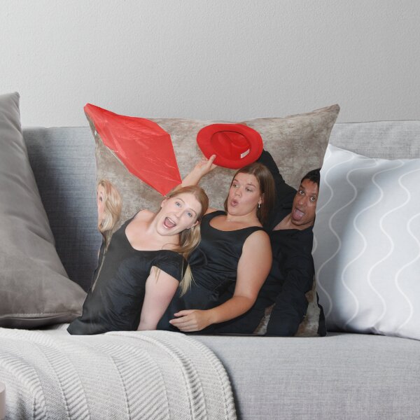 Silly Wind Quartet Throw Pillow