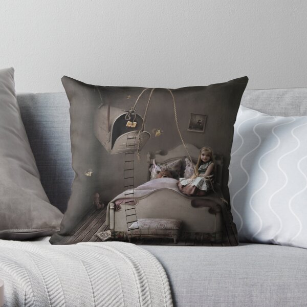 Trap of fairy tales Throw Pillow