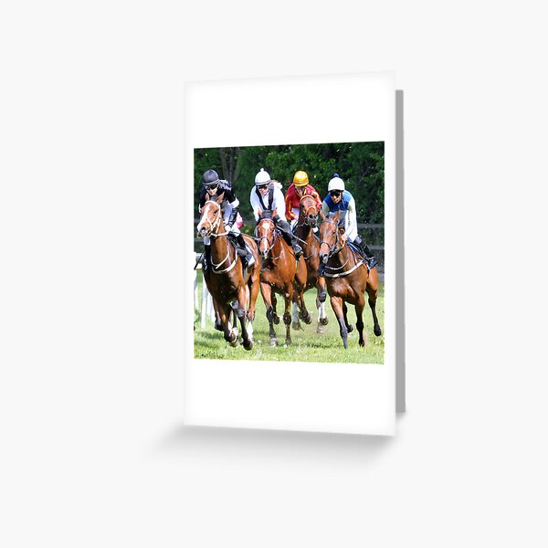 Going 'round the bend Greeting Card