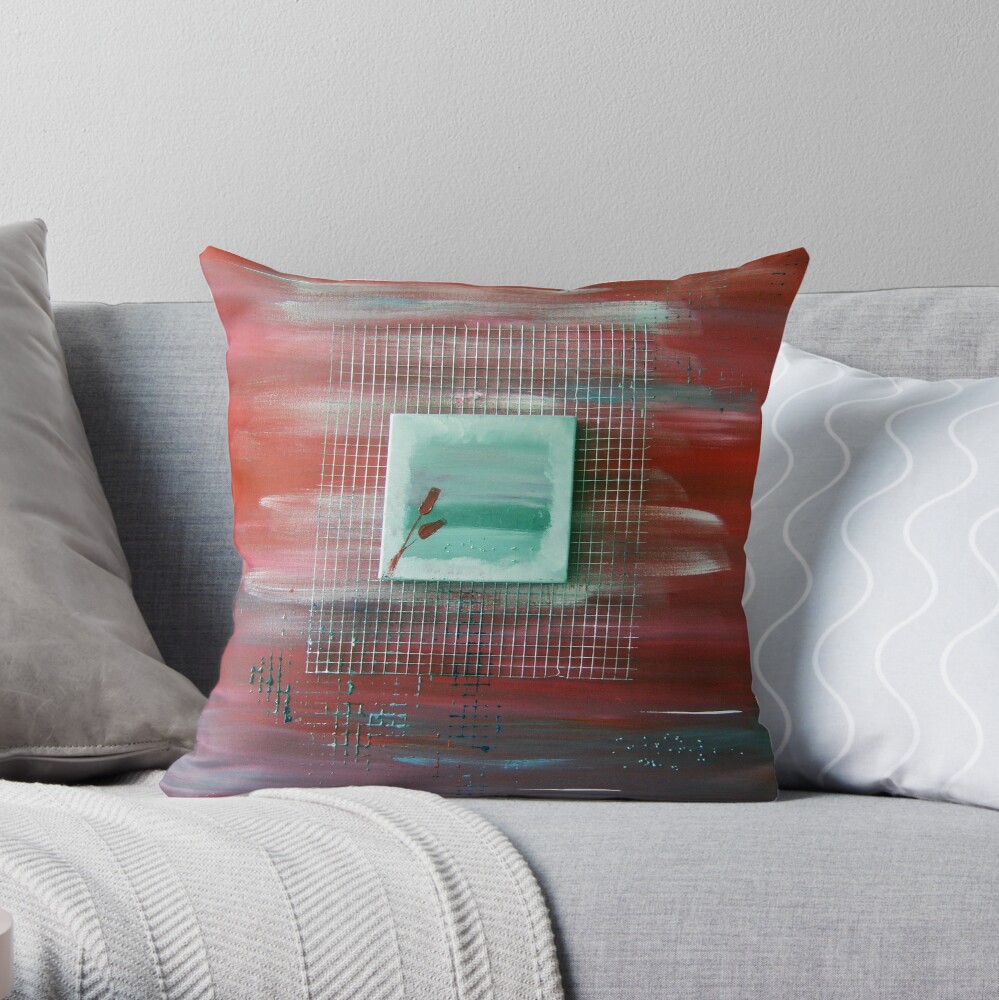 Two Sisters Throw Pillow