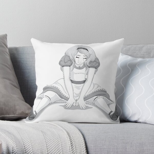 Tears at Nine Feet Throw Pillow