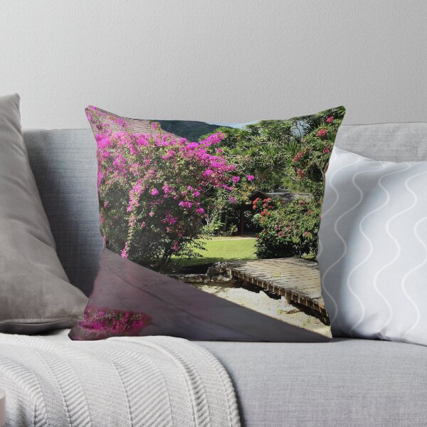 Moorea Morning Throw Pillow