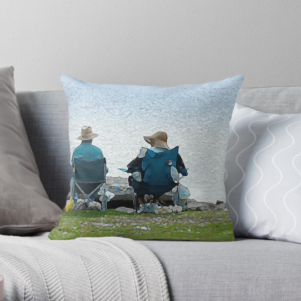 Sea Watch Throw Pillow