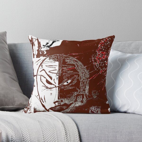portrait of an all american Throw Pillow