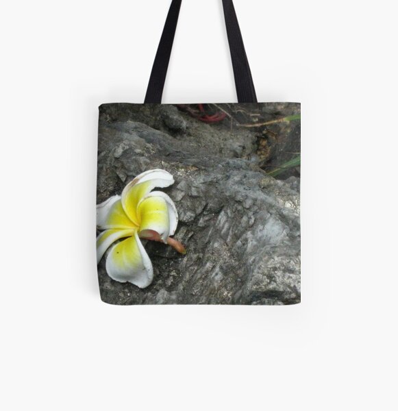 A Fallen Flower at Wat Pho All Over Print Tote Bag
