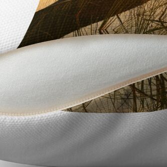 Alternate view of Wooden boat Throw Pillow