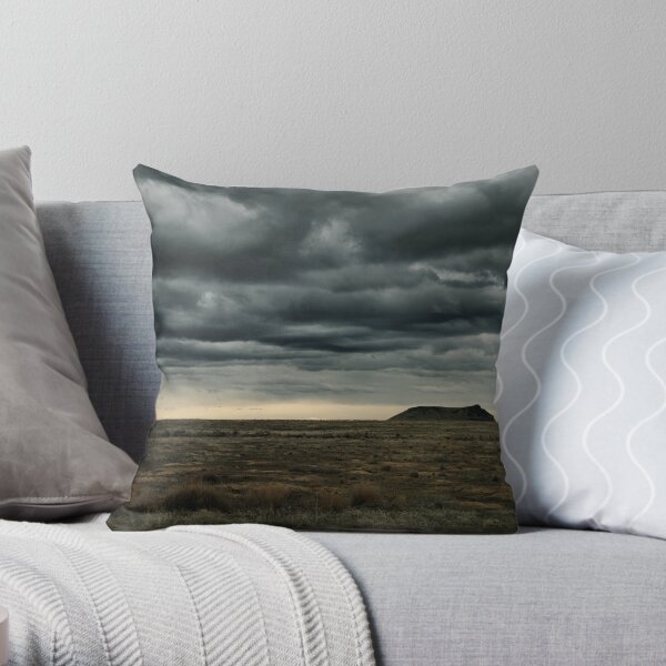 High Point of a Desert Afternoon Throw Pillow