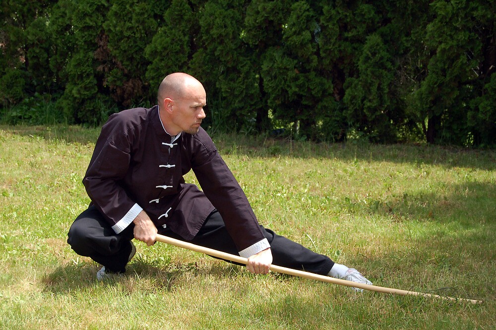 "Yin Shou Gun Staff Form" by Gillivray Redbubble