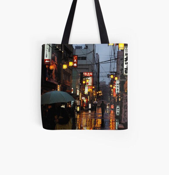 rain and light All Over Print Tote Bag