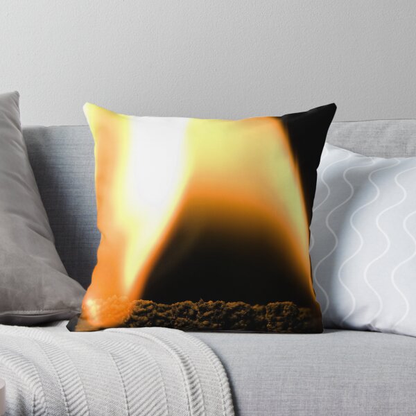 Burn Out Throw Pillow
