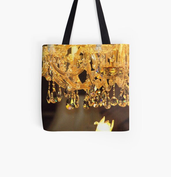 Crystal Chandelier All Over Print Tote Bag