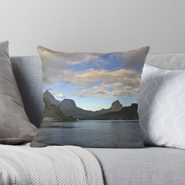 Moorea Morning Throw Pillow