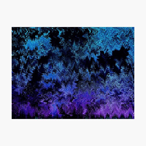 Item preview, Blue and Purple Waves designed and sold by astroshadow.