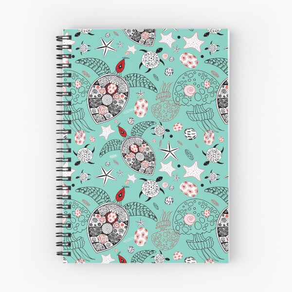 Item preview, marine pattern of skulls and stars designed and sold by Tanor.