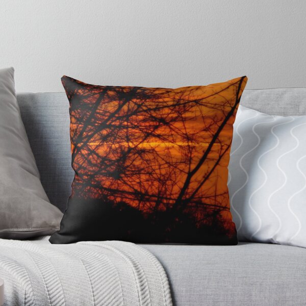 Sunset dreams Throw Pillow