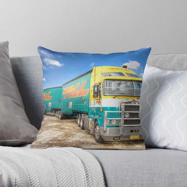 Toll Linehaul. Throw Pillow