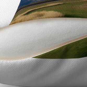 Alternate view of Curving To The Grand Throw Pillow