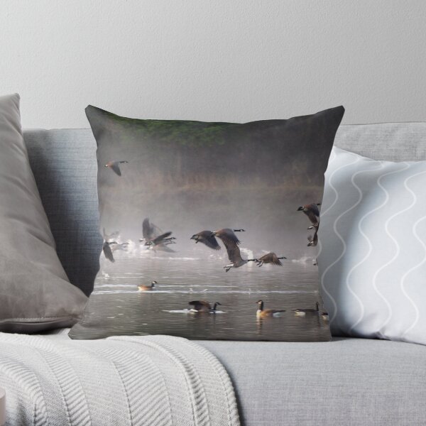 Mystical Morning Throw Pillow
