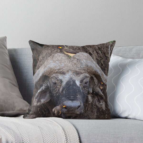 Item preview, AFRICAN BUFFALO WITH OXPECKERS - KENYA designed and sold by Michael Sheridan.